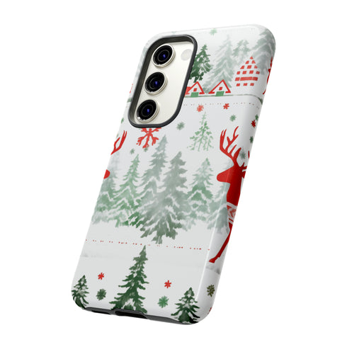 Nordic Christmas Print - Impact Resistant Phone Case